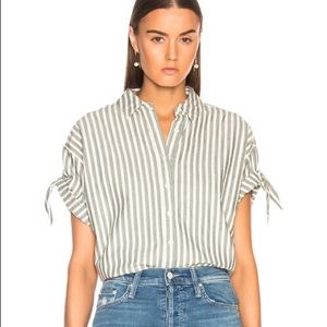 The GREAT. Tie Sleeve Top